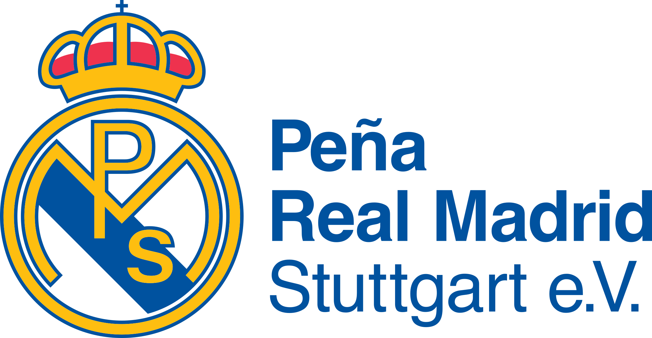 Logo Peña Real Madrid Stuttgart e.V. Groß